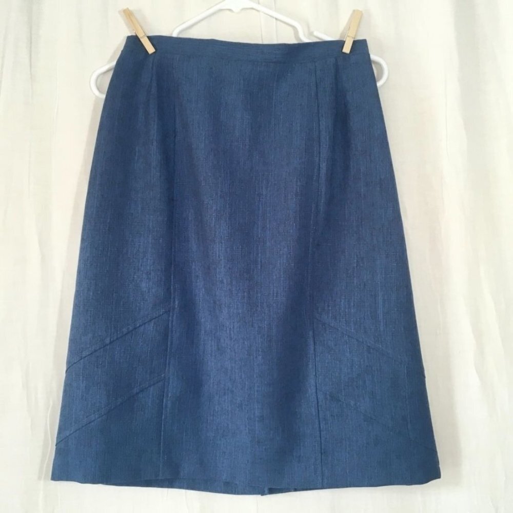 Vintage Sag Harbor A-line Midi Skirt Womens 10 Office Professional Retro Twee‎